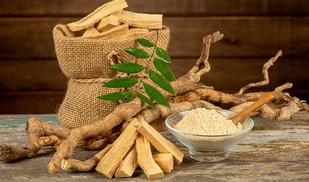 Tongkat ali root and powder