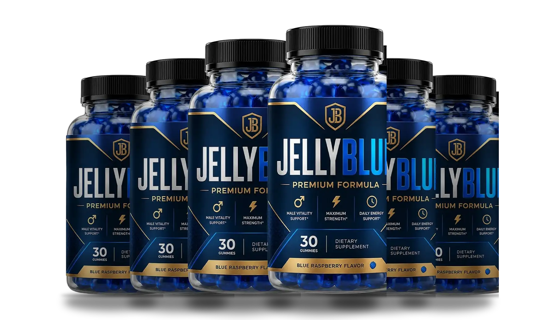 Six-bottle JellyBlue pack